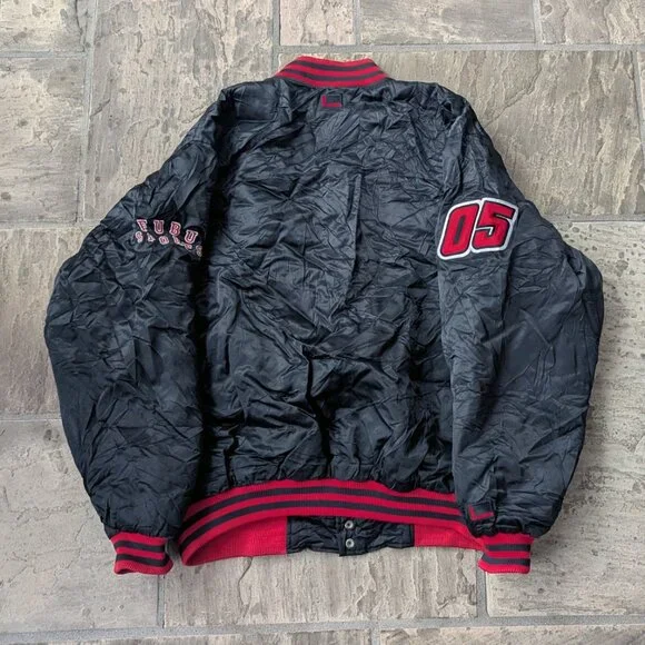 FUBU Sport Champs 05 Satin Varsity Jacket (1993, Vintage) - Picture 3 of 4